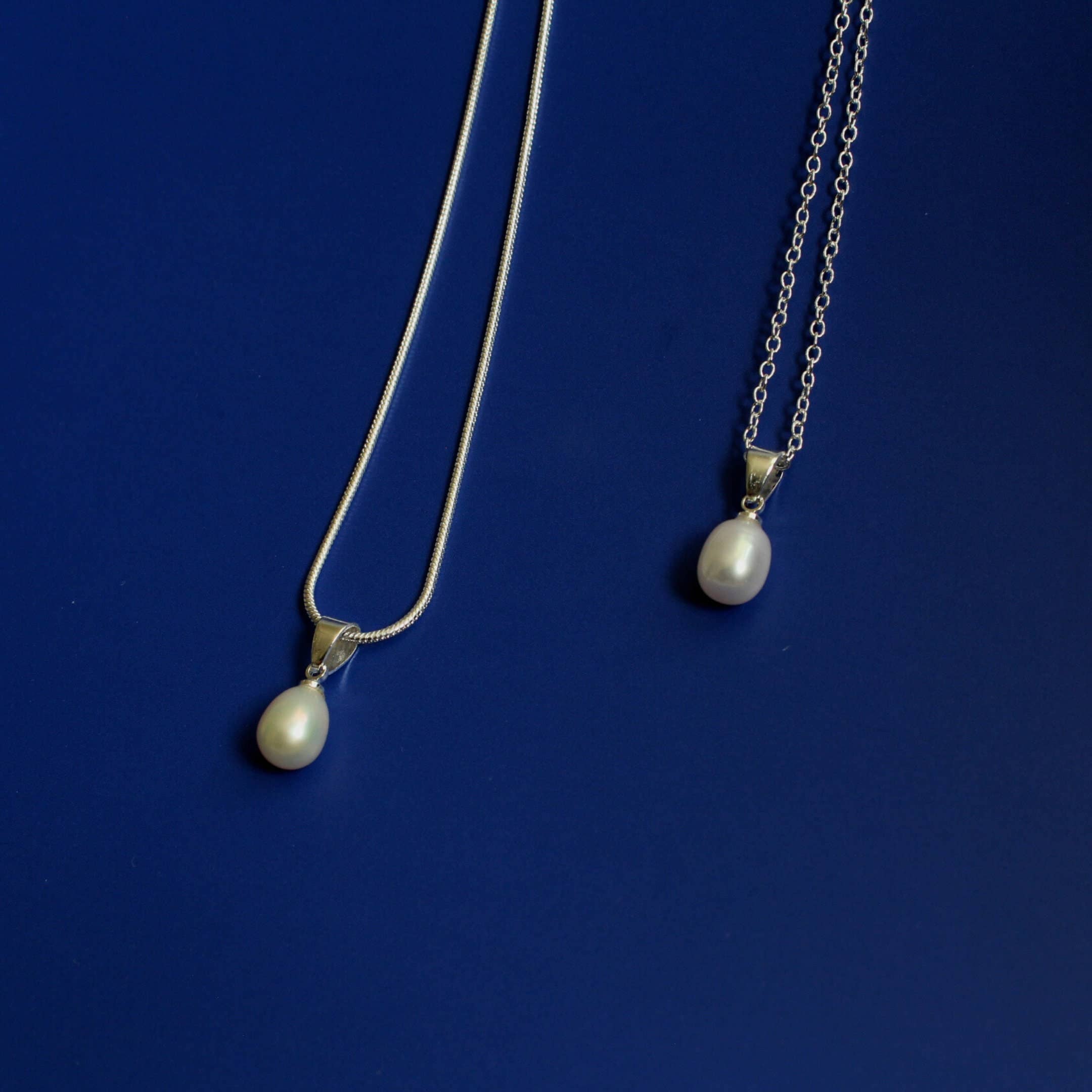 iBijoux - Venta al por mayor Collares con colgantes/abalorios - Collar de perlas de agua dulce auténticas (1N01a)5