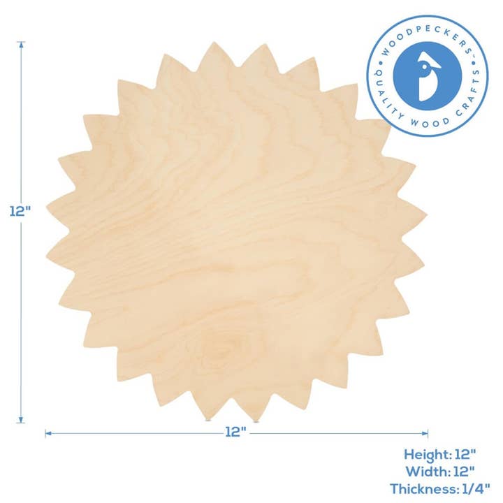 Woodpeckers Crafts - Vente Découpages - Découpe de tournesol en bois2