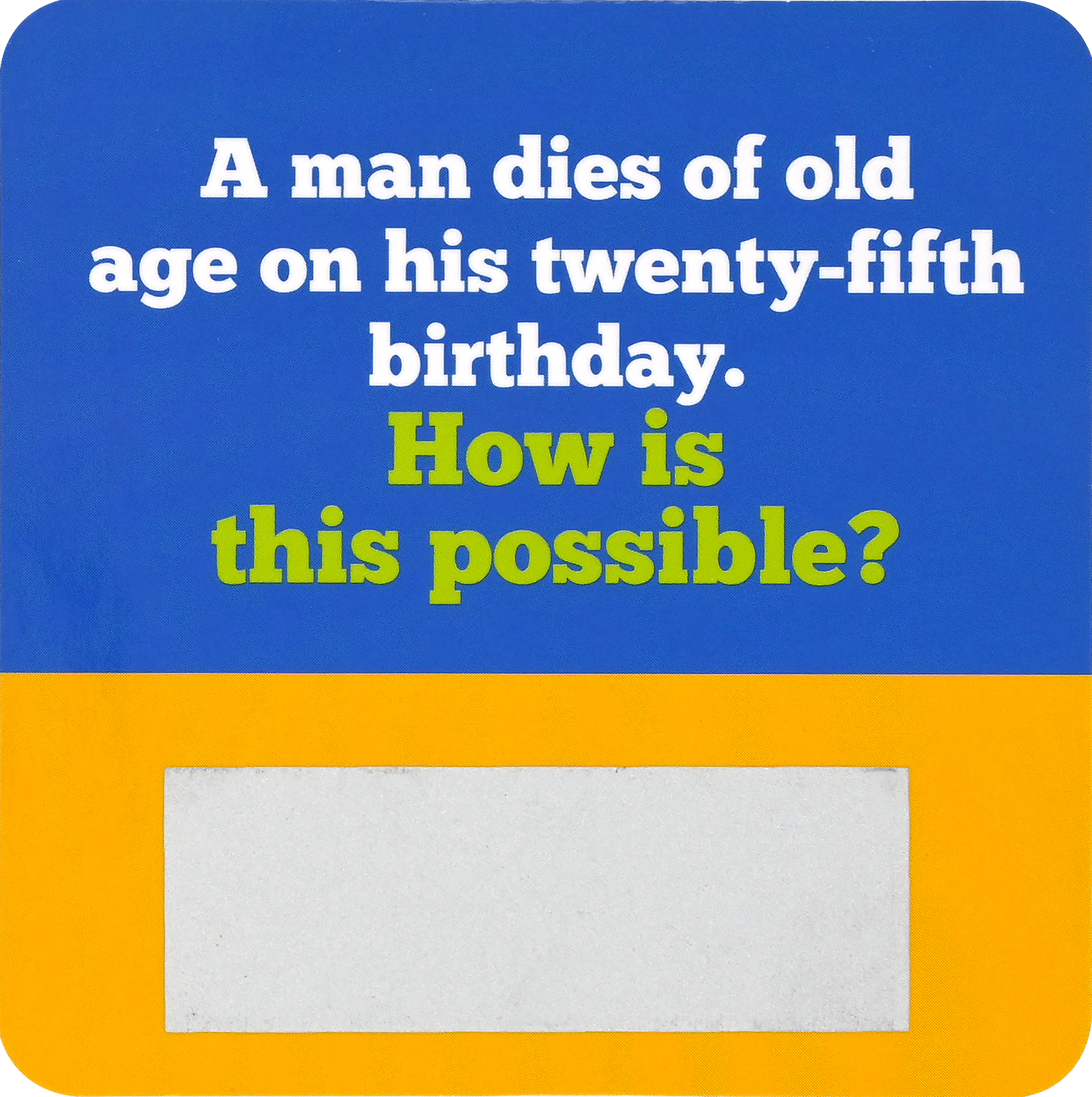 Peter Pauper Press - Wholesale Card Game - Lunch Box Riddles Scratch-Off Deck (Set of 60 cards)7