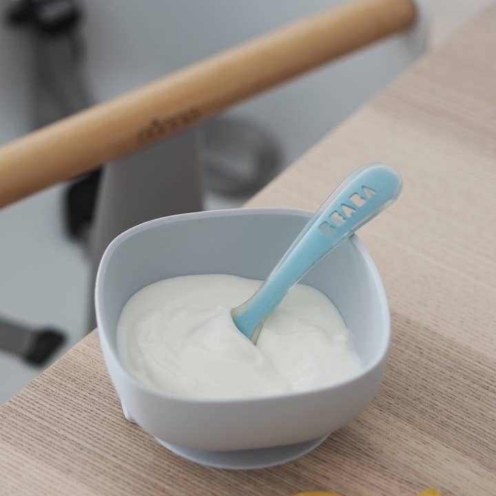 BEABA & Childhome - Wholesale Feeding Set - Baby - BEABA Toddler's Self-Feeding Spoons - Set of 4 in Drizzle