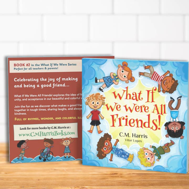 Purple Diamond Press. Inc - Wholesale Preschool Book (3-5) - What If We Were All Friends! — SEL Friendship Picture Book (Hardcover)1