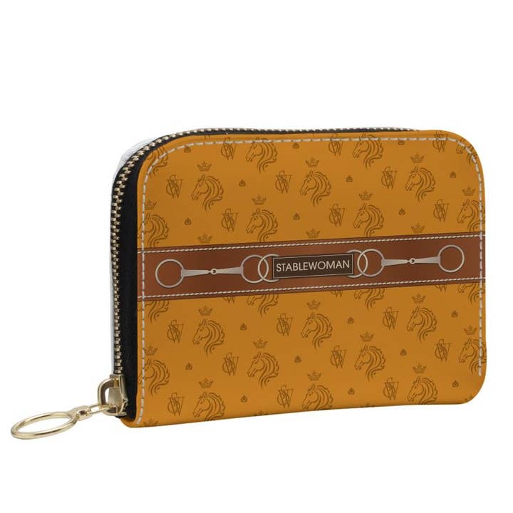 Signature Leather Zip Wallet for wholesale by StableWoman