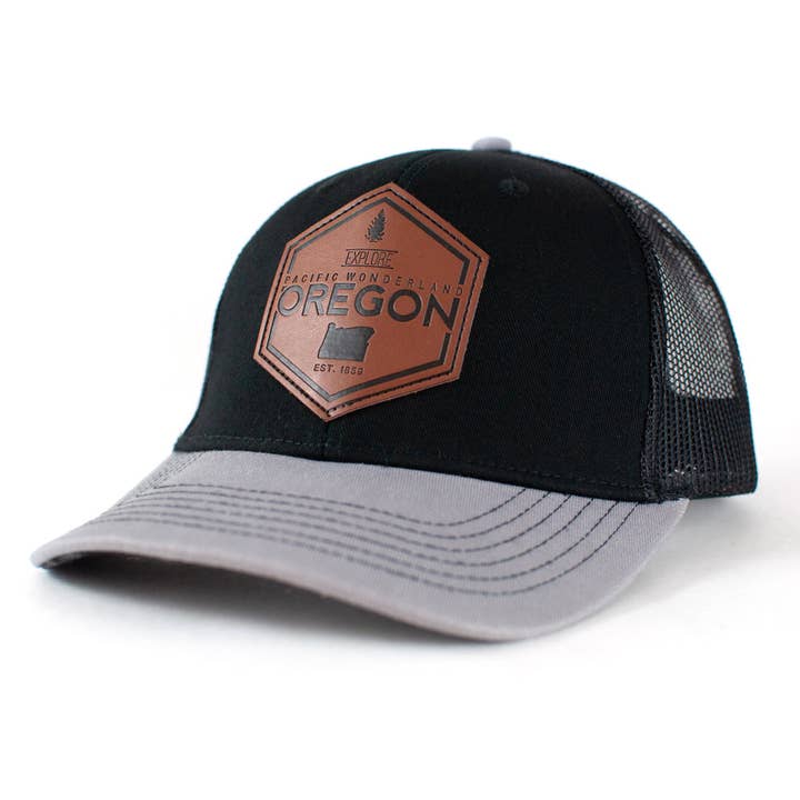 Explore Oregon Pacific Wonderland | Curved bill snapback hat for wholesale by Little Bay Root