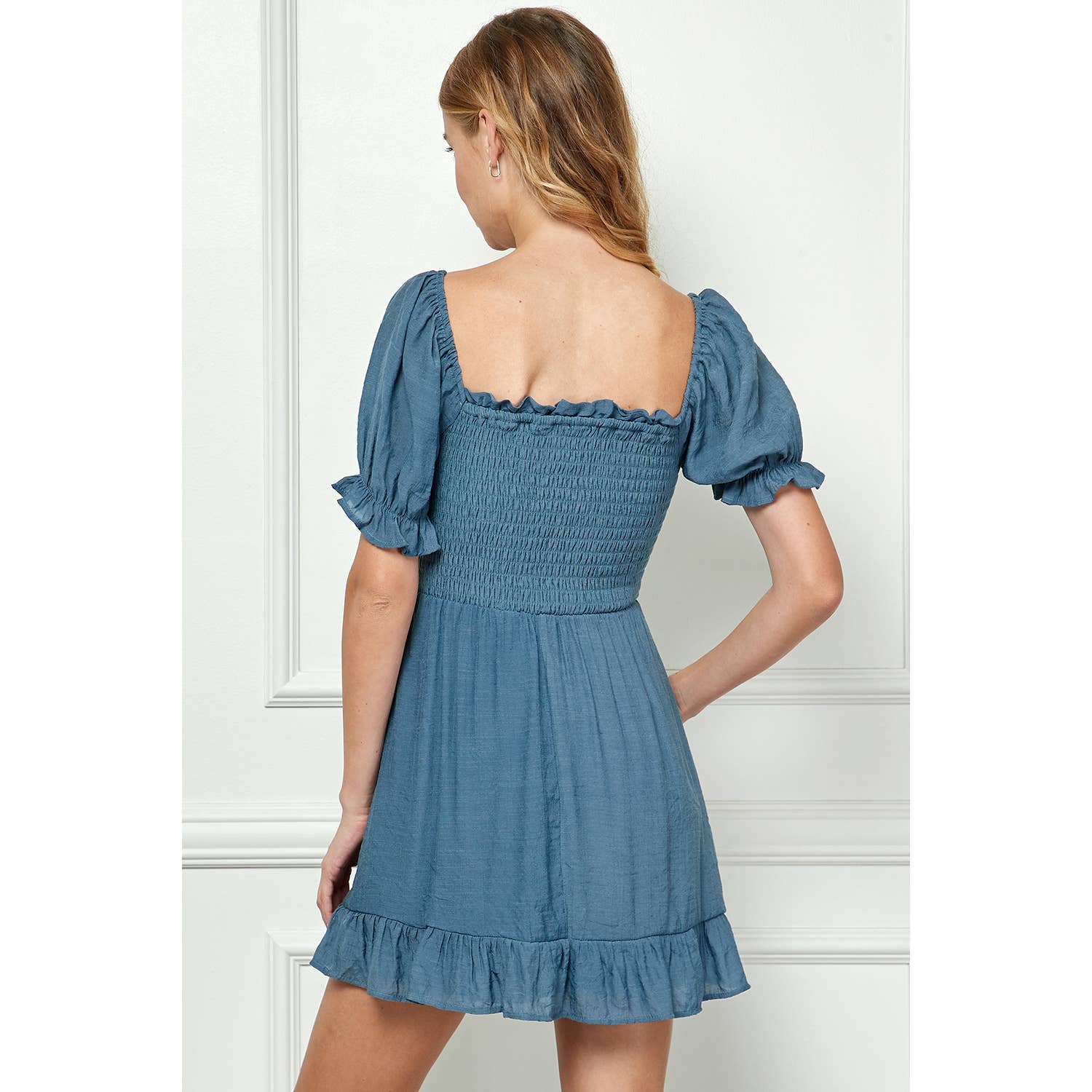 Winslow Collection - Vente Robe – femme - ROBE À VOLANTS PUFF SLV SMOCKÉE HAUT EN BAS A556311410