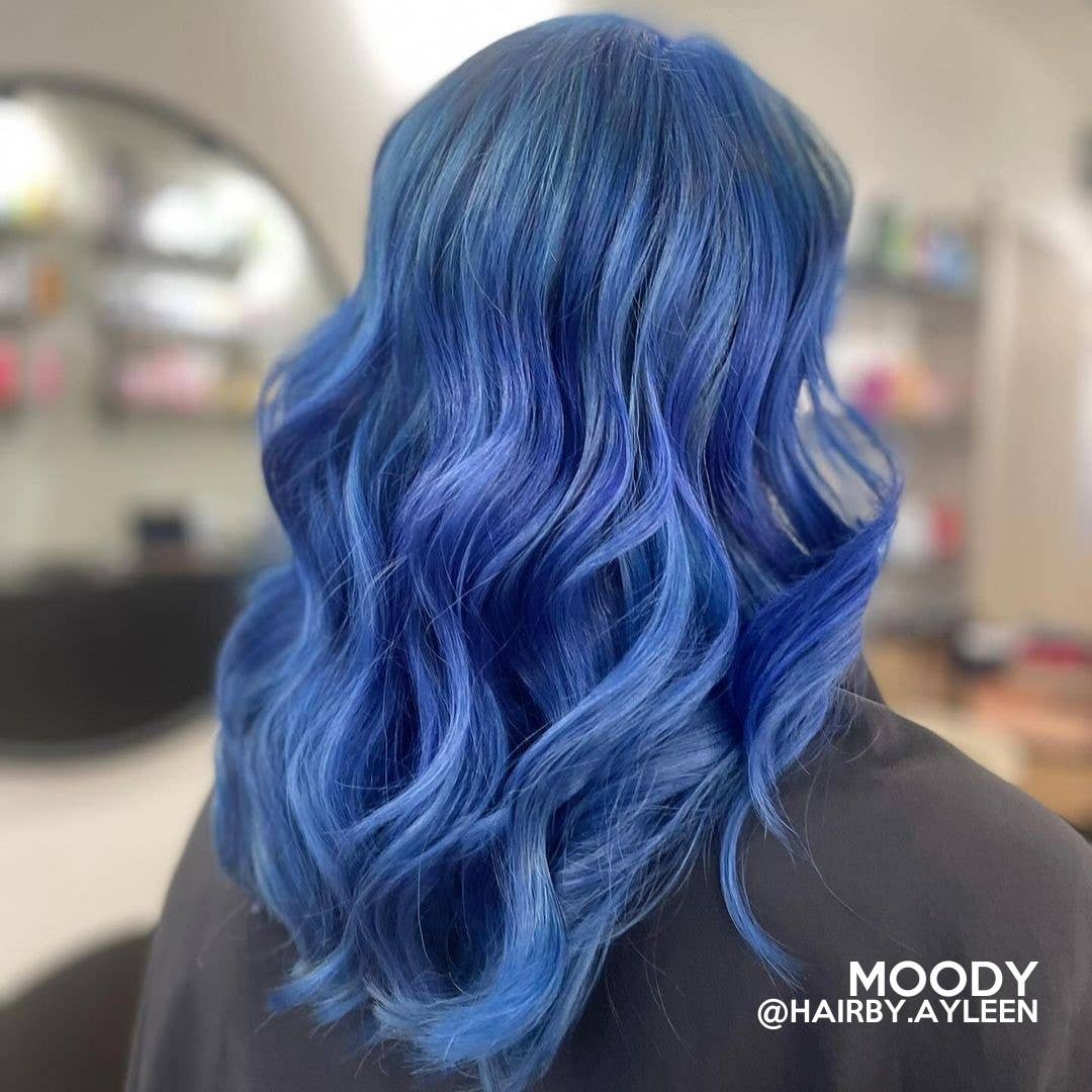 Attitude Hair Dye - Wholesale Hair Dye - Moody Blue Hair Dye - Vegan, cruelty-free3
