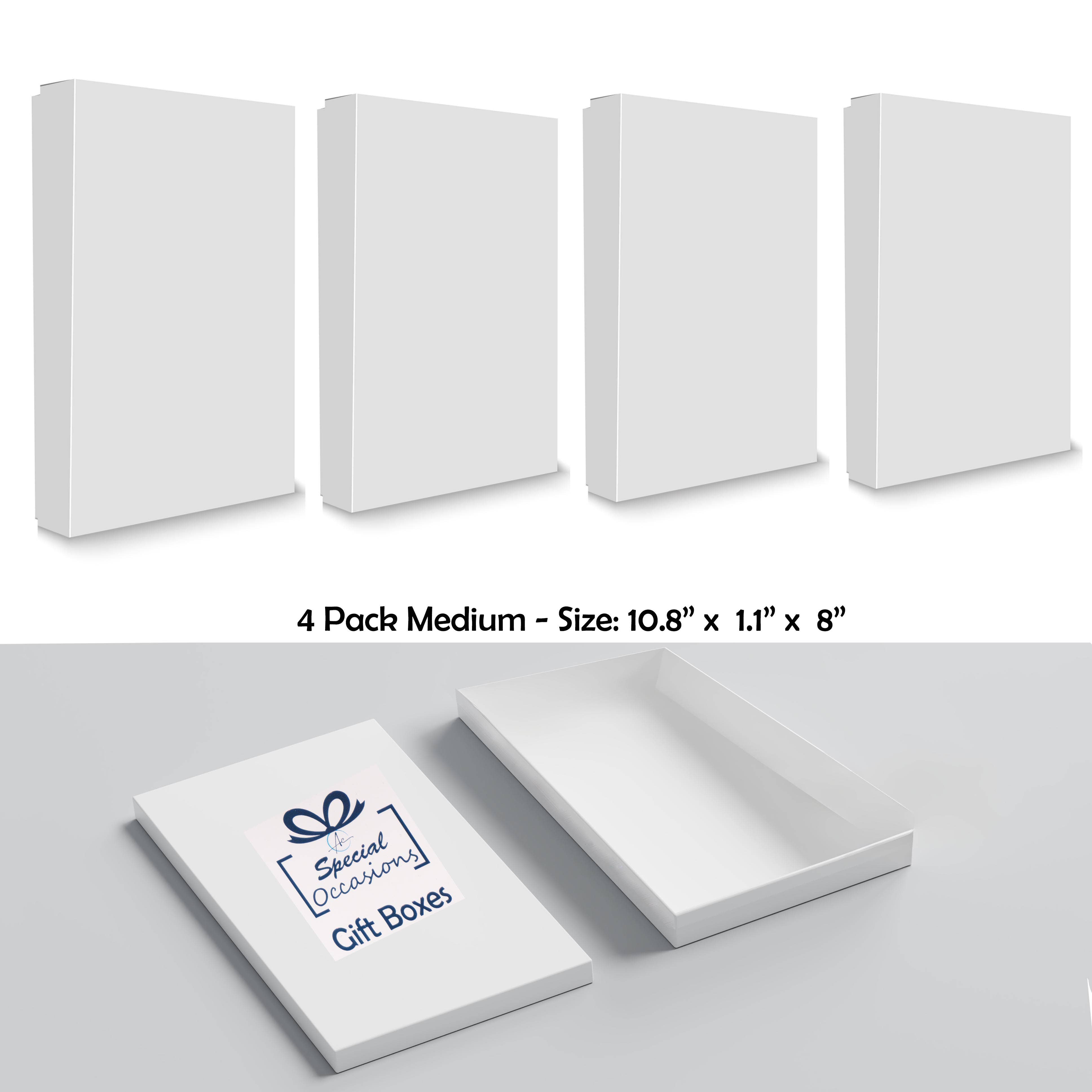 Angels Craft - Wholesale Geschenkdoosje - Witte Cadeaudoos Set – Medium, Large, X-Large & Jumbo0