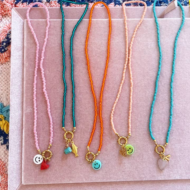 Bert Sieraden - Wholesale Individual Charm/Pendant - Bert Charms Plexiglass (hearts & smiley mix from 10 pieces)3