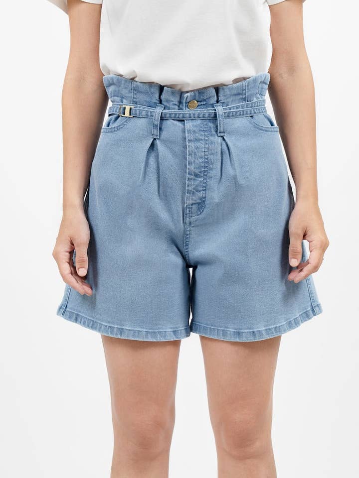Montana - Denim Shorts-Sky for wholesale by 1 People