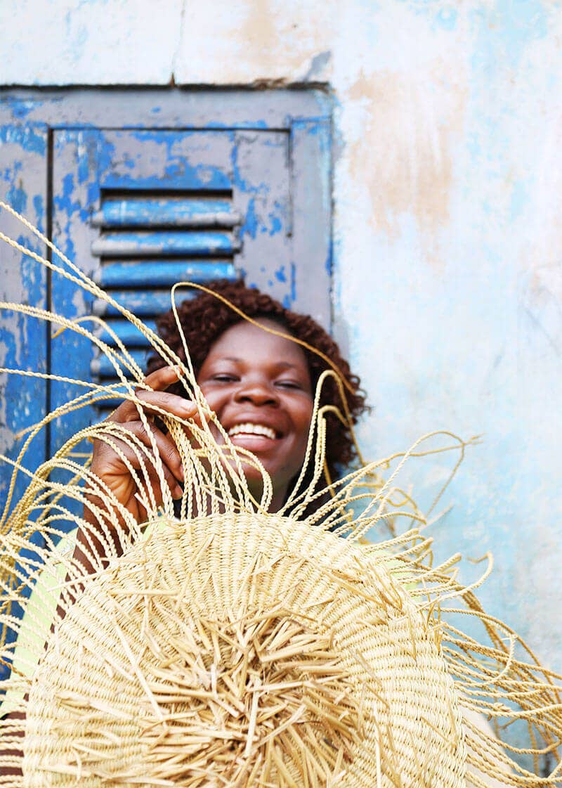 Indego Africa - Wholesale Basket - Bolga Basket Blush3