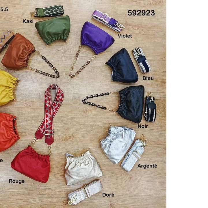 Frederic T. - Wholesale Top Handle Bag - Women's - 592923 Khaki - leather handbag