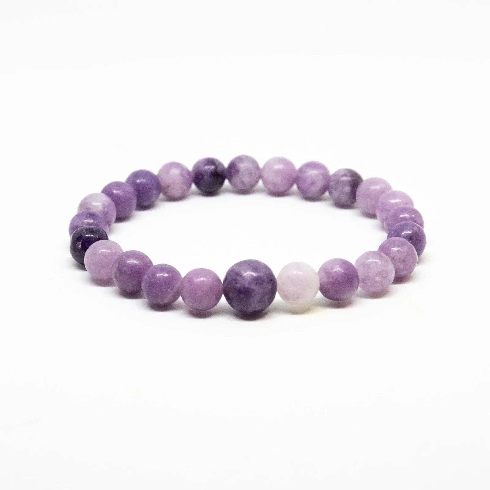 Namu Baru Inc. - Wholesale Beaded Bracelet - Lepidolite Beaded Bracelet - Wrist Mala 6mm Average Wrist1