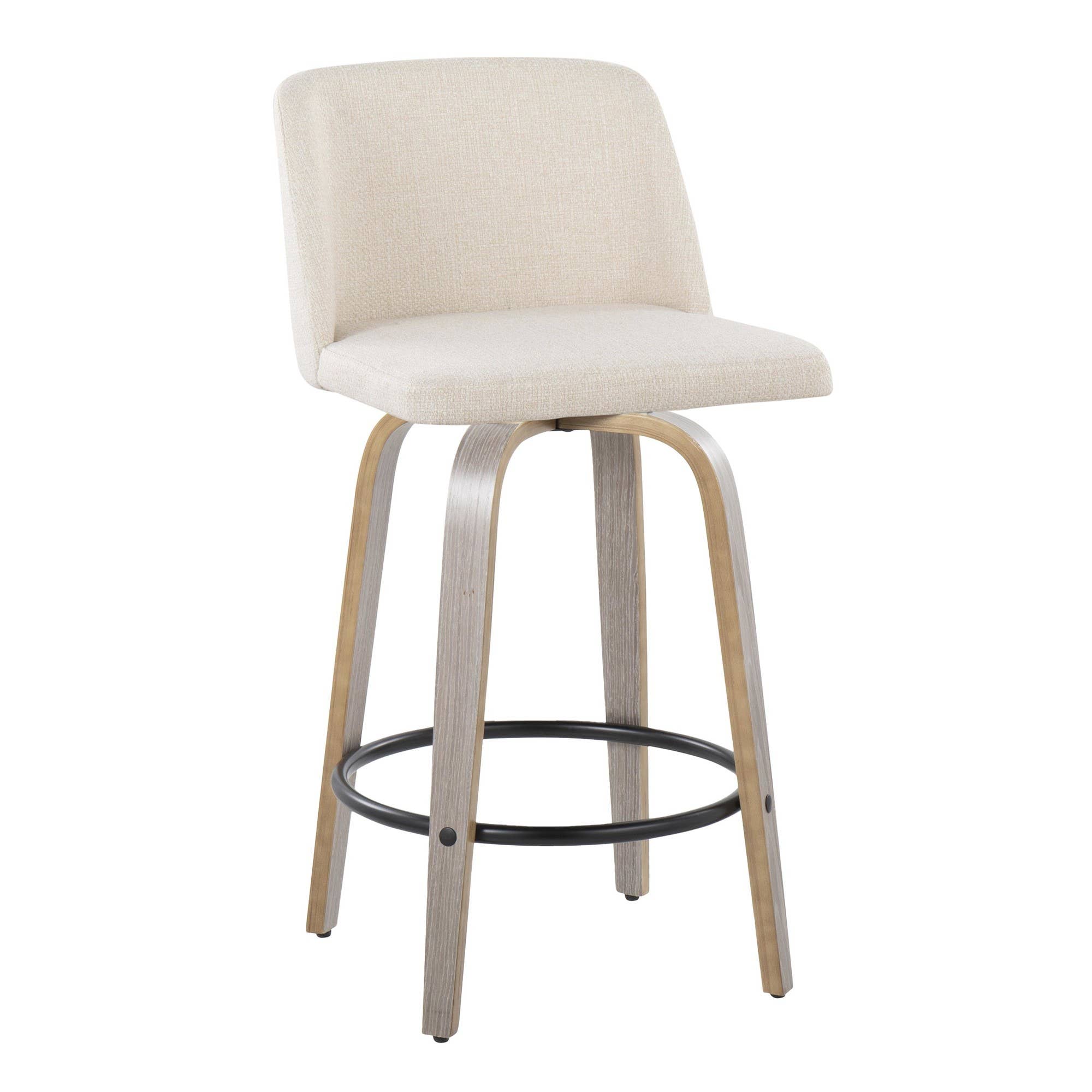 LumiSource and Grandview Gallery - Wholesale Stool - Toriano 26" Fixed Height Counter Stool Q - Set of 21