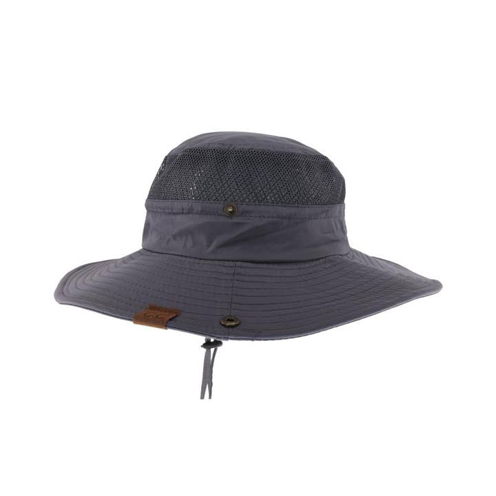 C.C Beanie - Wholesale Straw Hat - Women's - Wide Brim Adjustable C.C Sun Hat ST3917