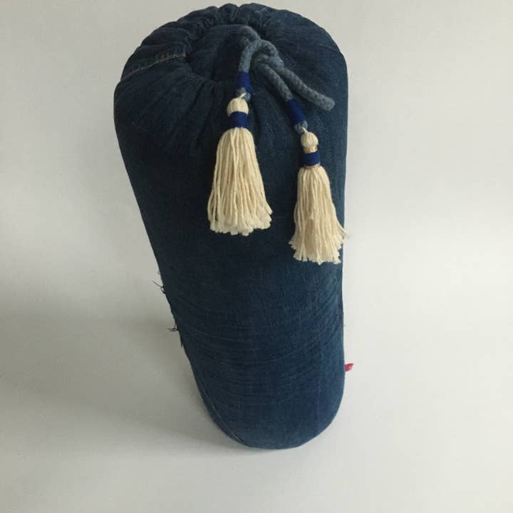 reinc. - Wholesale Yoga Block/Bolster - Organic yoga bolster large, denim, recycled3