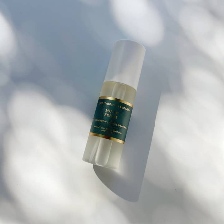 Mintfrisk - Rum- og Linnedsspray for engroshandel hos Kyler Handcrafts and Gifts