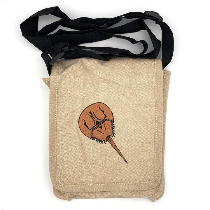Horseshoe Crab Field Bag for wholesale by Women of the Cloud Forest