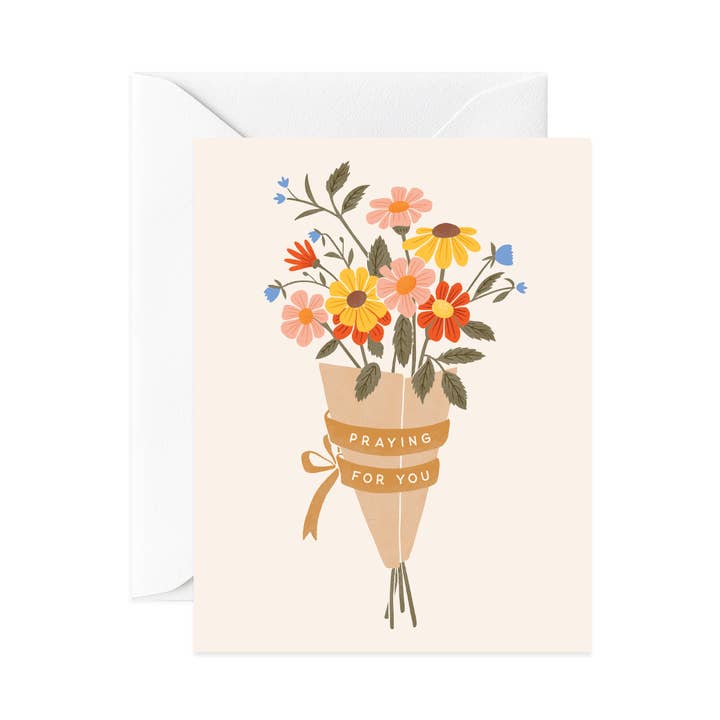 Praying For You Card for wholesale by Gratia Design Co.