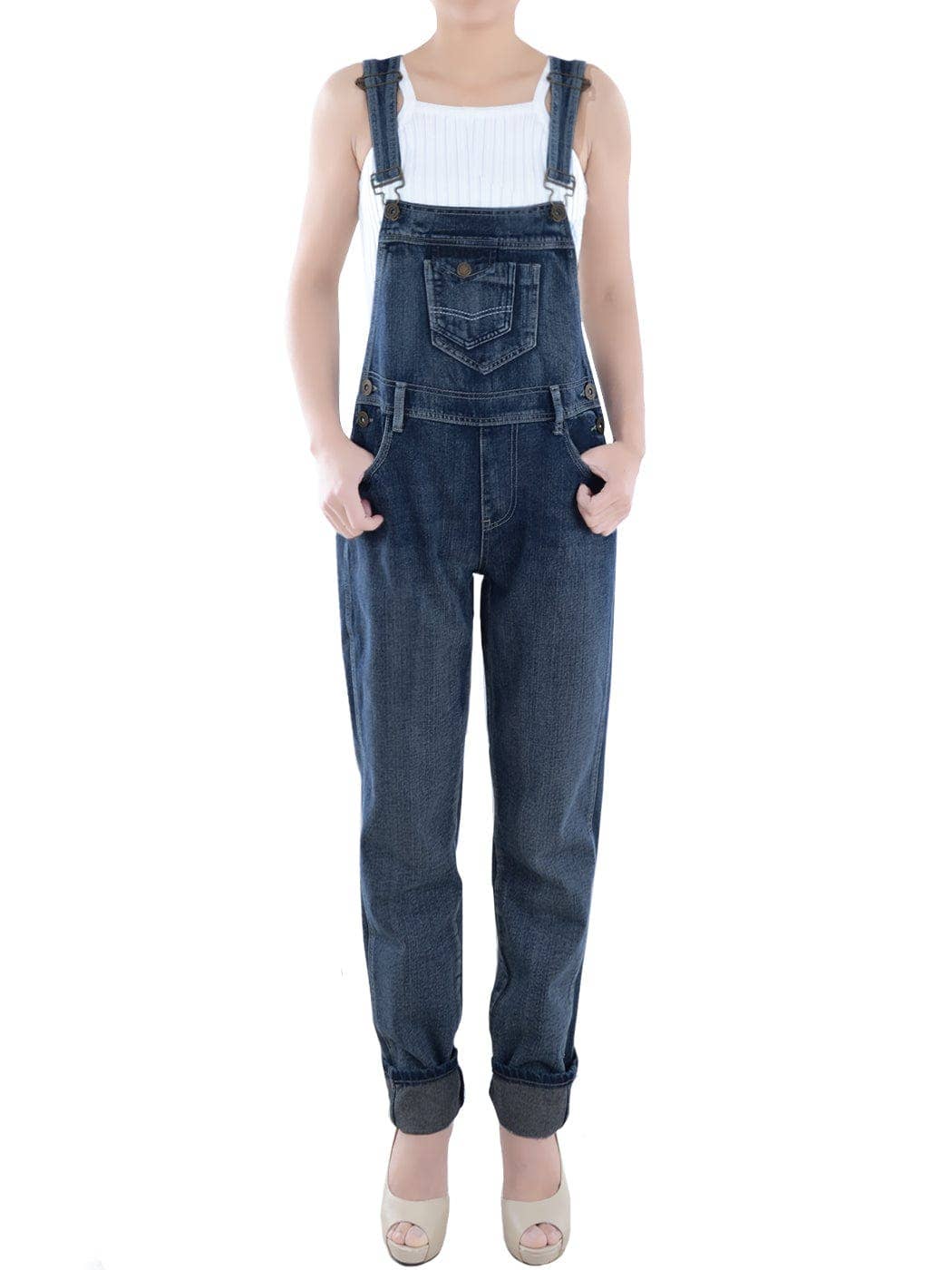 Anna Kaci Wholesale - Wholesale Overalls - Women's - Vintage Straight-Leg Overalls0