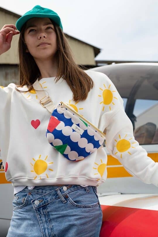 Ayuna - Wholesale Belt Bag - Women's - Colorful Banana 100% Cotton - Gepeto1