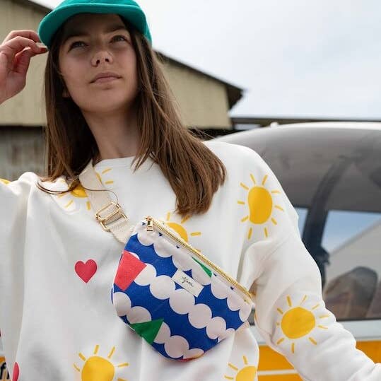 Ayuna - Wholesale Belt Bag - Women's - Colorful Banana 100% Cotton - Gepeto1