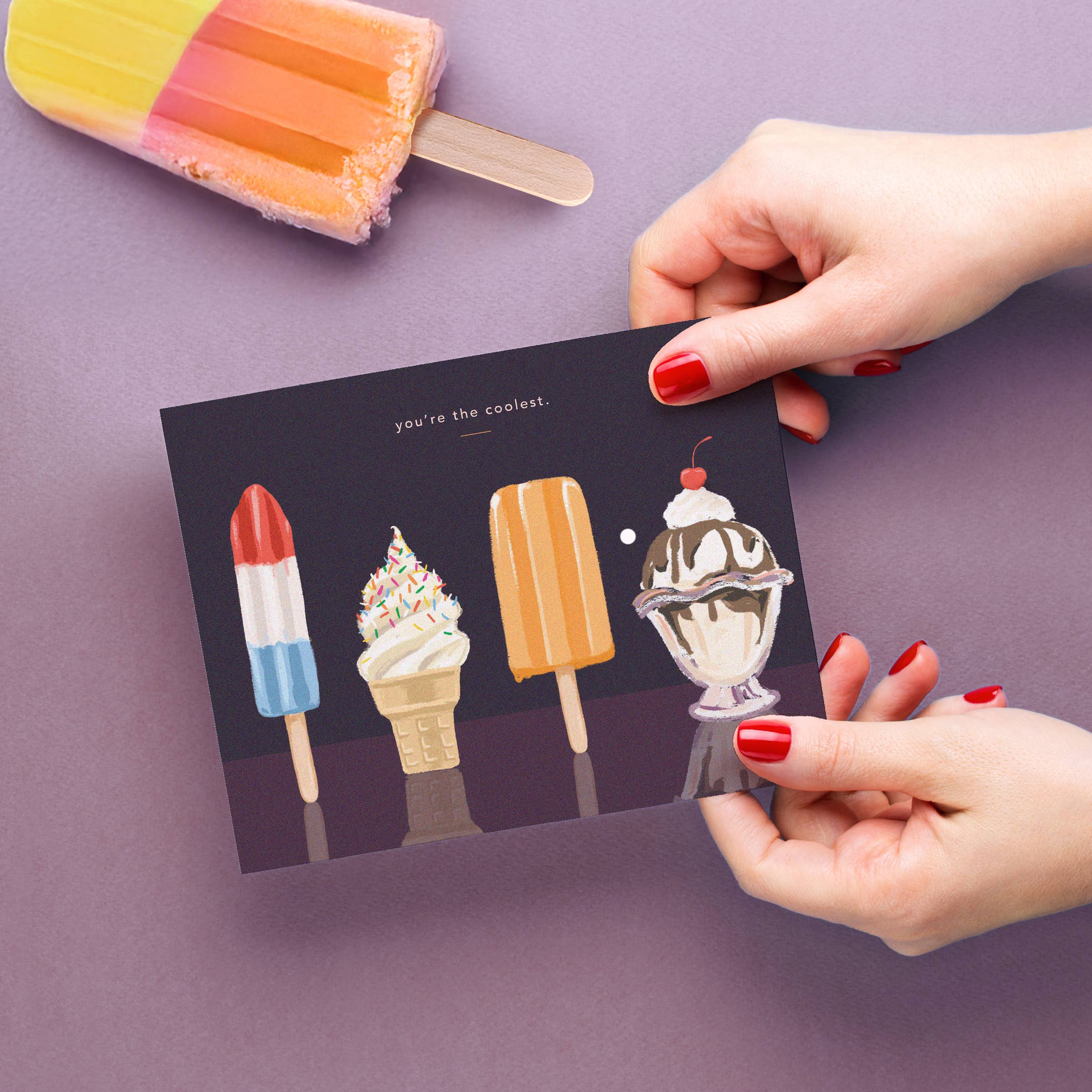 Inklings Paperie - Wholesale Birthday Card - You're The Coolest Birthday Card1