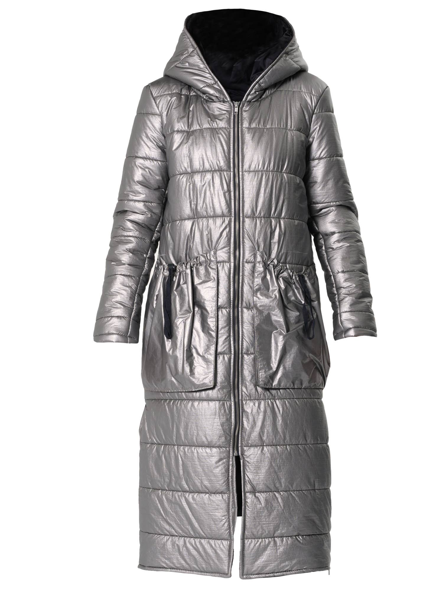 Metamorphoza - Wholesale Puffer Jacket - Women's - Long Puffer Jacket With Oversize Pockets11