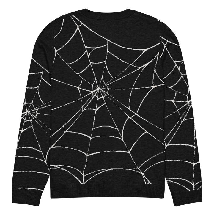 Goth Cloth Co. - Wholesale Knit Sweater - Unisex - Webs We Weave Knit Crew Neck Sweater13