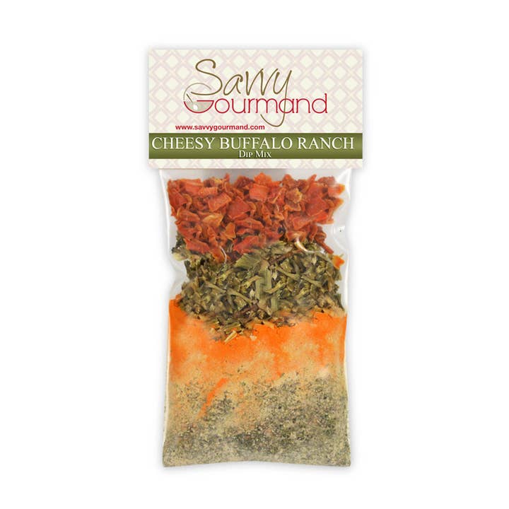 Cheesy Buffalo Ranch Dip Mix for wholesale by Savvy Gourmand
