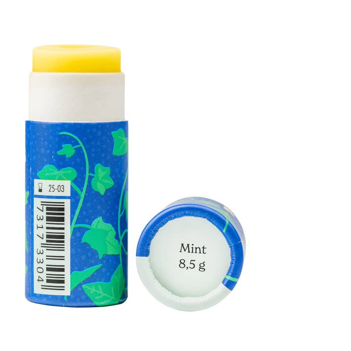 Lippenbalsam - Minze - in Papierverpackung für den Großhandel von Gustaf och Linnea