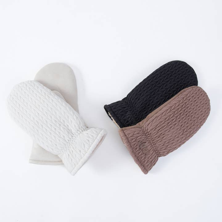 Howard's - Wholesale Mittens - Women's - 6 Piece Shay Chevron Mitten Assortment0