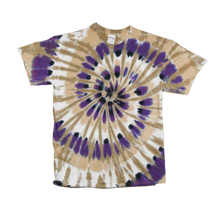 T-shirt Tie Dye à spirale Southwest Grape pour la vente par Kerr's Cotton