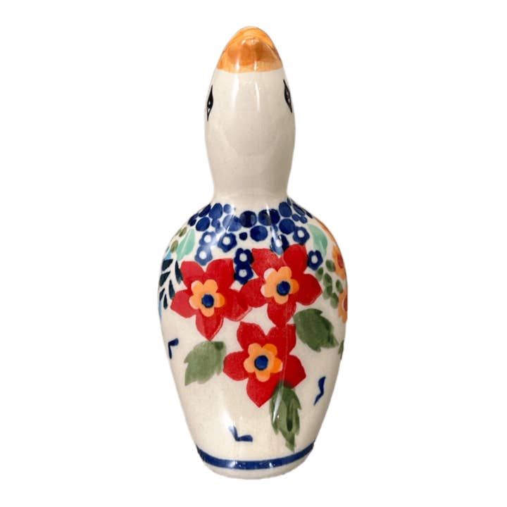 Polish Pottery Outlet - Wholesale Kitchen Tool/Gadget - Pie Bird, 4", Manufaktura, (P189) in "Brilliant Garden" by Manufaktura | P189S-DPLW2