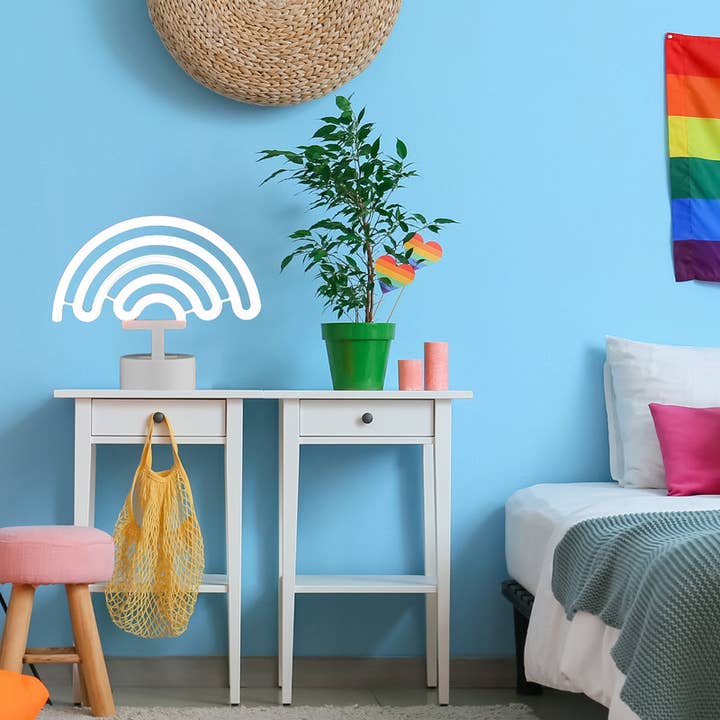 Lifeware Group LLC - Wholesale Neon Sign - CIAO Tech Rainbow Desktop Neon Light Up Sign3