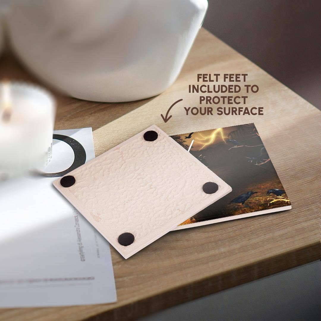 3dRose – wholesale Coasters – 3dRose, Headless Horseman Rides In Sleepy Hollow, Coaster3