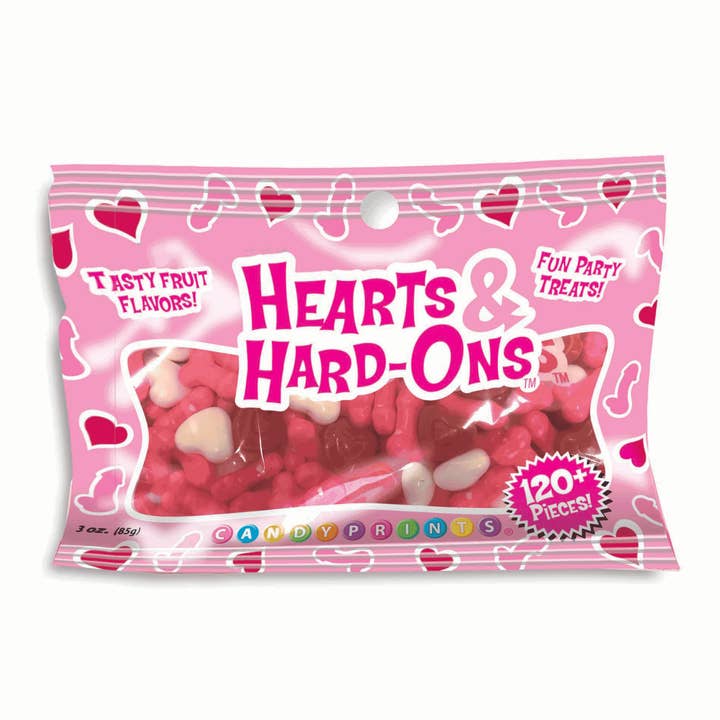 Little Genie Productions - Wholesale Hard Candy - Hearts & Hard-Ons Valentine's Candy- 3oz bag0