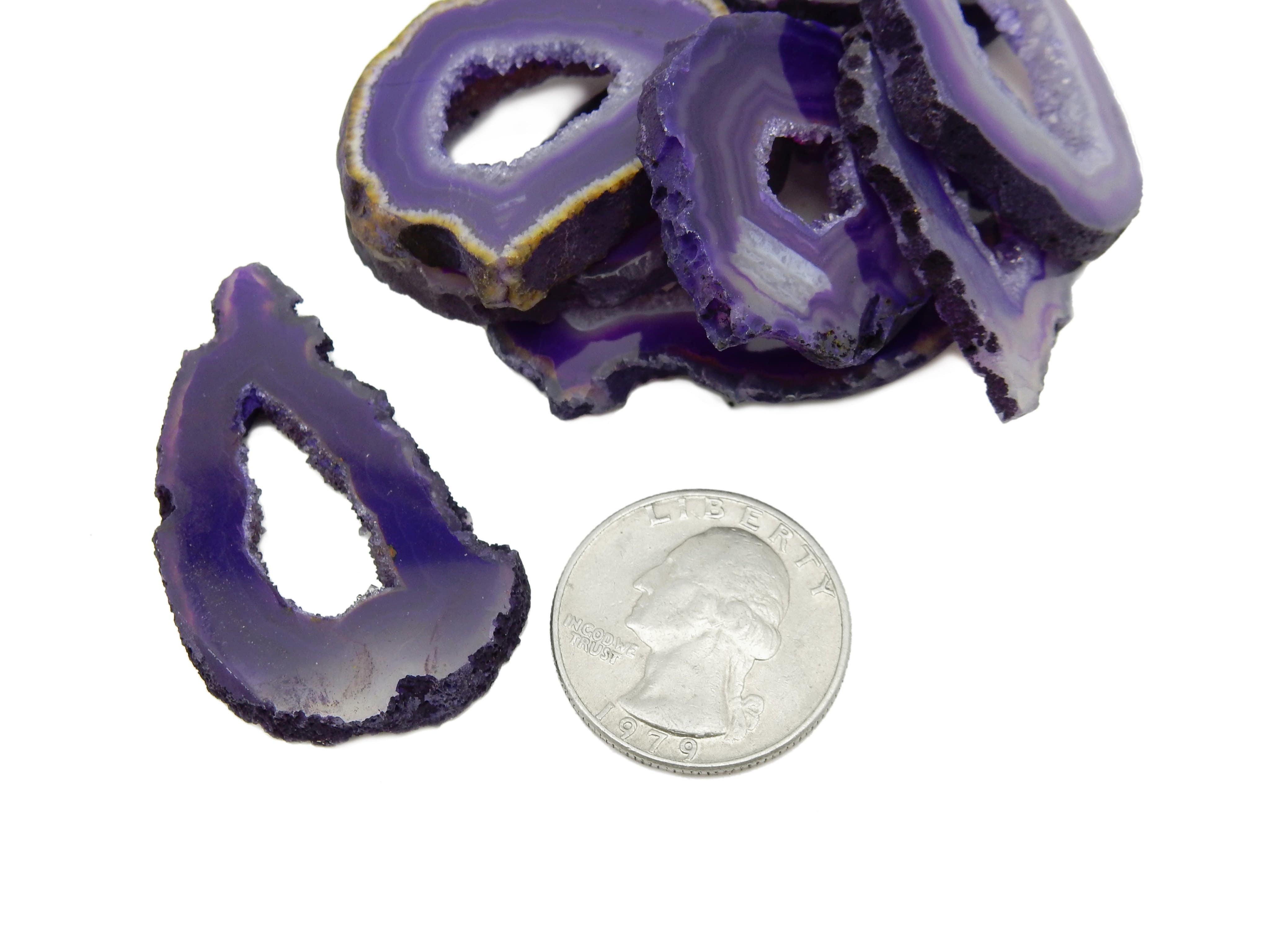 Rock Paradise – Engroshandel Spirituelle sten og krystaller – Krystal Druzy agatskiver med naturligt Druzy Center8