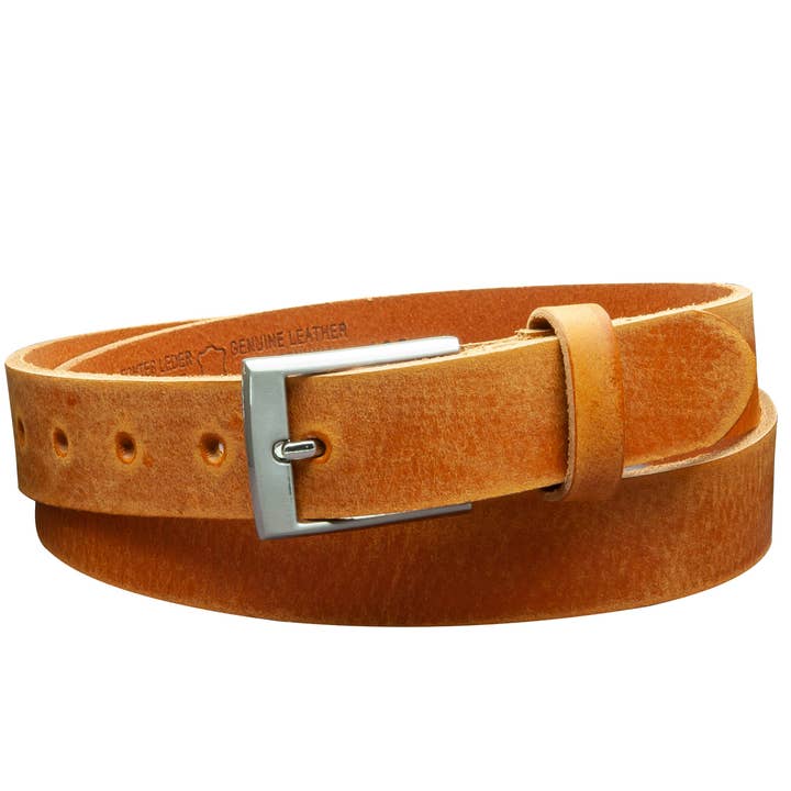 Cintura da 30 mm prodotta in Germania EH39-GE-Cognac per la vendita all'ingrosso da parte di A-Venten GmbH