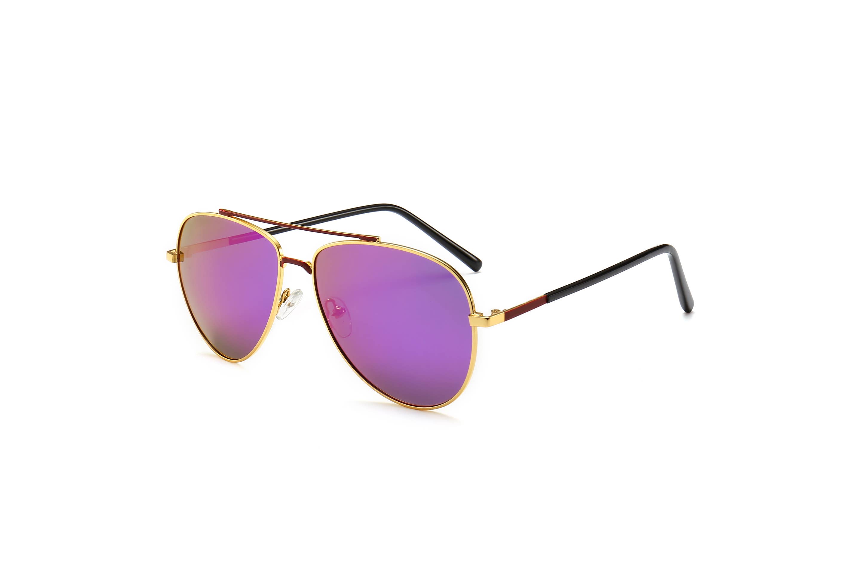 Trio Trading - Vente Lunettes de soleil – unisexe - Lot de 12 lunettes de soleil d'aviation classiques, verres polarisés assortis9