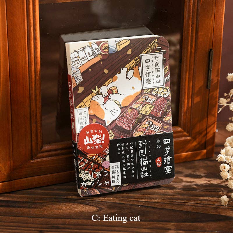 Gohobi （We cover U.S. import duties） - Wholesale Notebook - Gohobi Japanese Cat Magnetic Notebook, Monthly Planner, Study Notebook, Pocket Diary2