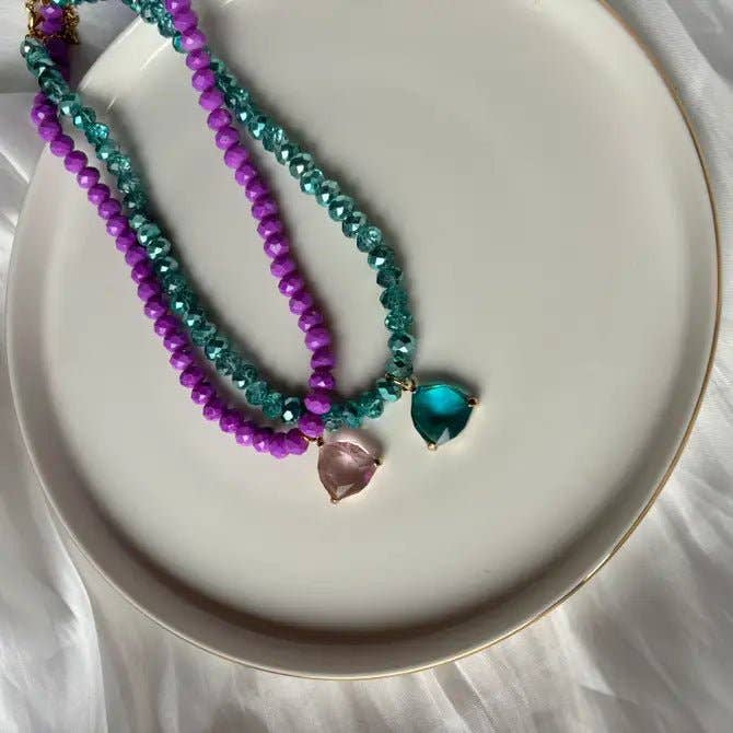 OE! – wholesale Pärlband/Pärlhalsband – LUCE MATERNA - Halsband i kristallglas5