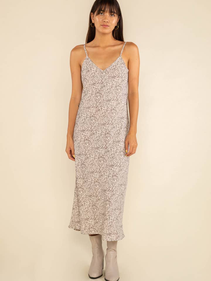 Vestido lencero satinado Penelope para venta al por mayor de NLT