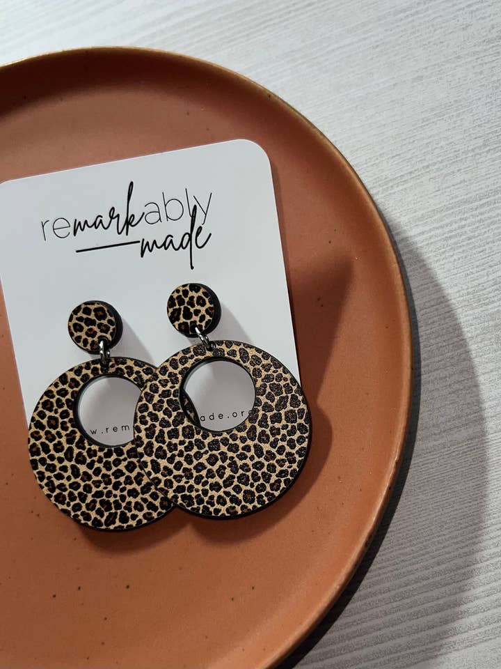 Micro Cheetah Pendants for wholesale by Remarkably Made