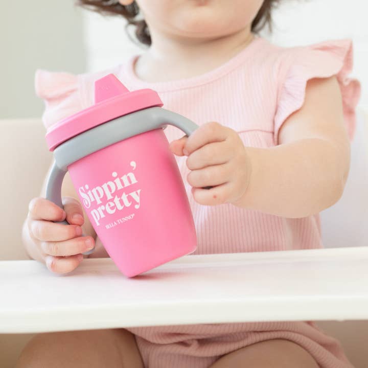 Bella Tunno - Wholesale Drinking Glass/Cup - Kids & Baby - Sippin Pretty Happy Sippy Cup