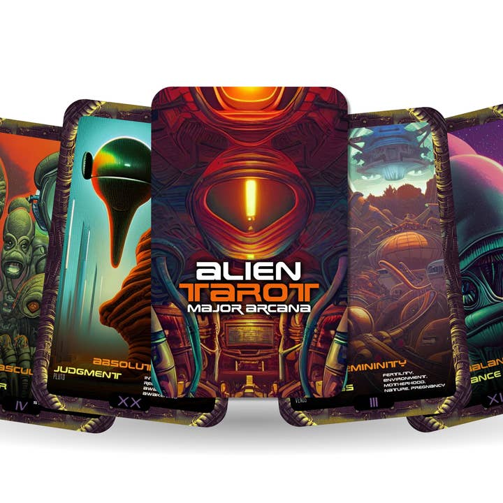 Alien Tarot - Arcanes Majeurs pour la vente par Ibiza Tarot USA