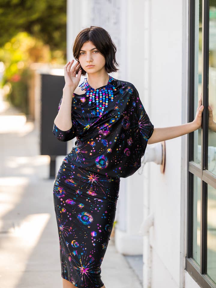 Jennafer Grace - Wholesale Dress - Women's - Celestia Rainbow Angle Dress