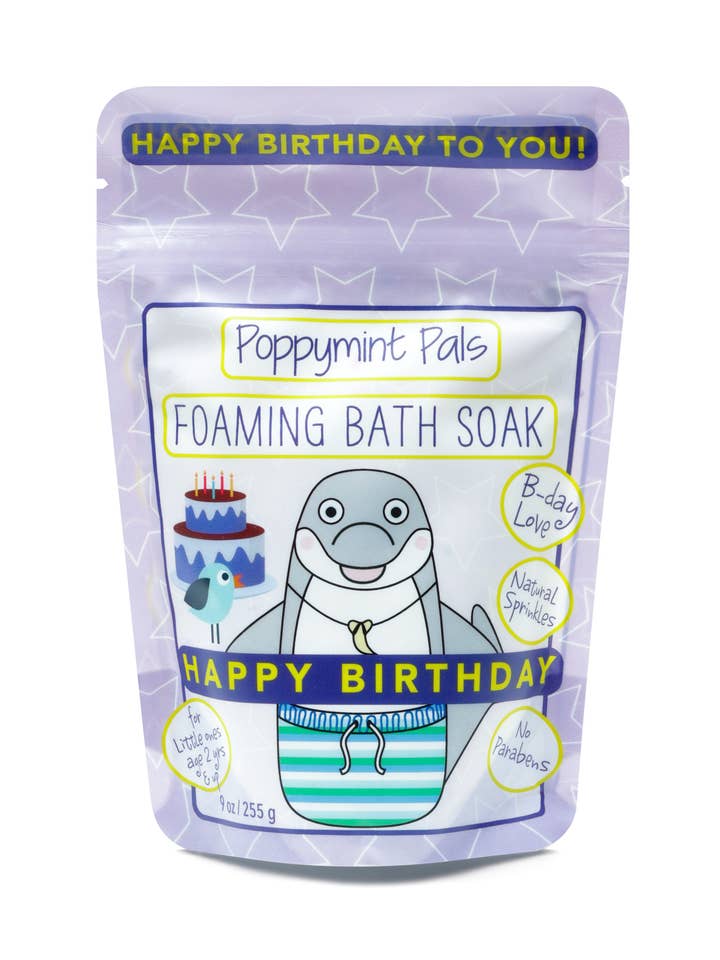 Happy Birthday Foaming Bath Soak - B-Day Love for wholesale by Laki Naturals