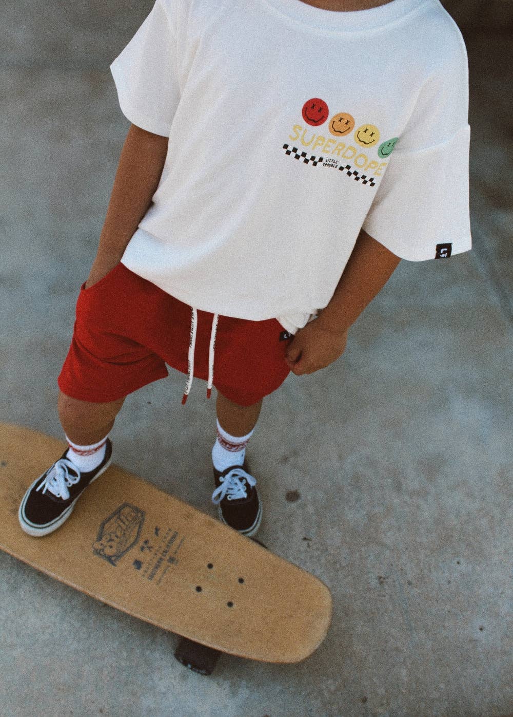 Little Trouble - Wholesale Screen Printed T-Shirt - Kids - Superdope T-Shirt1