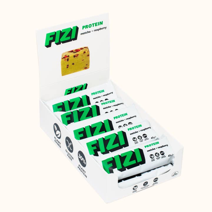 PROTEIN "MATCHA + RASPBERRY" for wholesale by FIZI