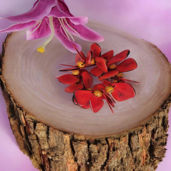 Organic jewelry by Allie – Großhandel Perlenarmband – Oahu Lei-Stil Tagua-Armband Insel-Strand-Schmuck14