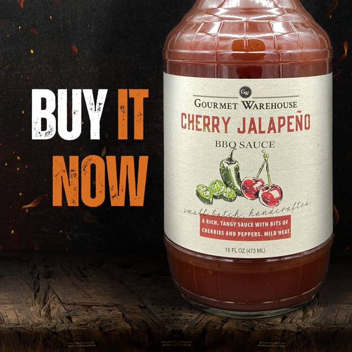 Gourmet Warehouse Brands - Wholesale BBQ Sauce - Gourmet Warehouse Cherry Jalapeno BBQ Sauce11